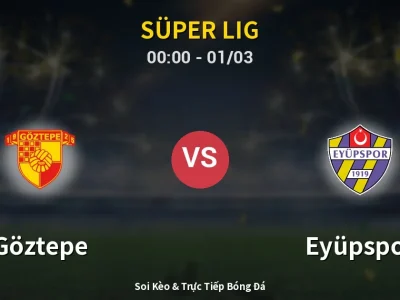 Kết Quả: Göztepe 0-0 Eyüpspor – Highlight & Bàn Thắng | Süper Lig