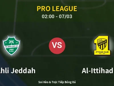 Kết Quả: Al-Ahli Jeddah 3-1 Al-Ittihad FC – Highlight & Bàn Thắng | Pro League