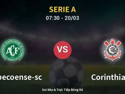 Soi Kèo Chapecoense-sc vs Corinthians – 07:30 20/03 | Nhận Định, Dự Đoán Tỷ Số