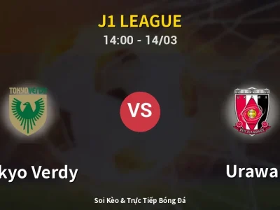 Kết Quả: Tokyo Verdy 1-0 Urawa – Highlight & Bàn Thắng | J1 League