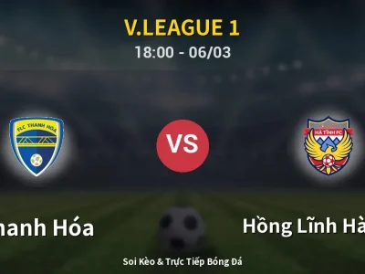 Kết Quả: Thanh Hóa 0-1 Hồng Lĩnh Hà Tĩnh – Highlight & Bàn Thắng | V.League 1