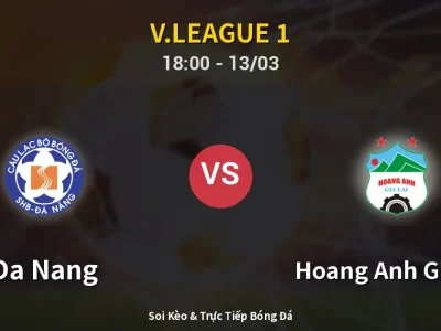 Kết Quả: Da Nang 3-3 Hoang Anh Gia Lai – Highlight & Bàn Thắng | V.League 1