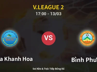Kết Quả: Sanna Khanh Hoa 0-2 Bình Phước – Highlight & Bàn Thắng | V.League 2