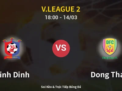 Kết Quả: Binh Dinh 3-1 Dong Thap – Highlight & Bàn Thắng | V.League 2