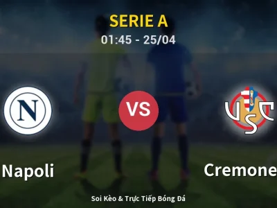 🔴 Trực Tiếp: Napoli 1-0 Cremonese – Link Xem Serie A (Full HD)