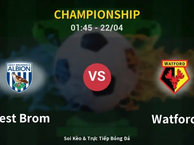 Kết Quả: West Brom 3-0 Watford – Highlight & Bàn Thắng | Championship
