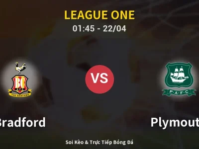 Kết Quả: Bradford 1-1 Plymouth – Highlight & Bàn Thắng | League One