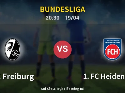 🔴 Trực Tiếp: SC Freiburg 0-0 1. FC Heidenheim – Link Xem Bundesliga (Full HD)