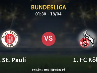 Kết Quả: FC St. Pauli 1-1 1. FC Köln – Highlight & Bàn Thắng | Bundesliga