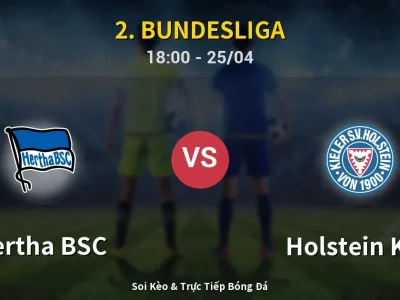 Soi Kèo Hertha BSC vs Holstein Kiel – 18:00 25/04 | Nhận Định, Dự Đoán Tỷ Số