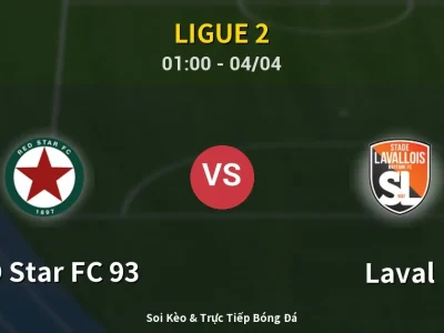 Kết Quả: RED Star FC 93 0-0 Laval – Highlight & Bàn Thắng | Ligue 2