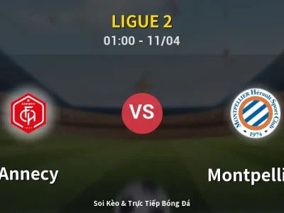 🔴 Trực Tiếp: Annecy 0-0 Montpellier – Link Xem Ligue 2 (Full HD)