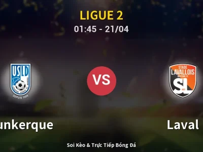 Kết Quả: Dunkerque 0-2 Laval – Highlight & Bàn Thắng | Ligue 2
