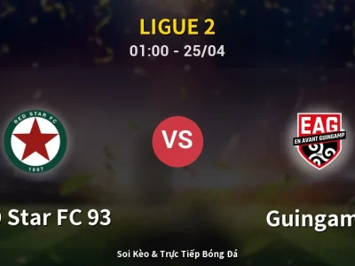 🔴 Trực Tiếp: RED Star FC 93 3-1 Guingamp – Link Xem Ligue 2 (Full HD)