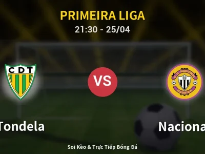 Soi Kèo Tondela vs Nacional – 21:30 25/04 | Nhận Định, Dự Đoán Tỷ Số