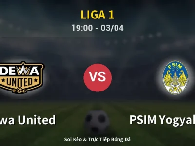 Kết Quả: Dewa United 1-0 PSIM Yogyakarta – Highlight & Bàn Thắng | Liga 1
