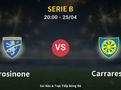 Soi Kèo Frosinone vs Carrarese – 20:00 25/04 | Nhận Định, Dự Đoán Tỷ Số