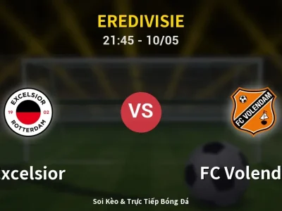 Soi Kèo Excelsior vs FC Volendam – 21:45 10/05 | Nhận Định, Dự Đoán Tỷ Số