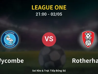 Soi Kèo Wycombe vs Rotherham – 21:00 02/05 | Nhận Định, Dự Đoán Tỷ Số