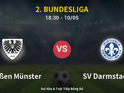 Soi Kèo Preußen Münster vs SV Darmstadt 98 – 18:30 10/05 | Nhận Định, Dự Đoán Tỷ Số