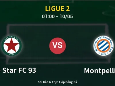 Kết Quả: RED Star FC 93 1-1 Montpellier – Highlight & Bàn Thắng | Ligue 2