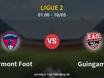 Kết Quả: Clermont Foot 1-0 Guingamp – Highlight & Bàn Thắng | Ligue 2