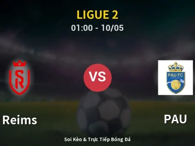 Kết Quả: Reims 5-3 PAU – Highlight & Bàn Thắng | Ligue 2