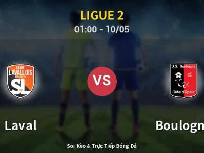 Kết Quả: Laval 2-1 Boulogne – Highlight & Bàn Thắng | Ligue 2