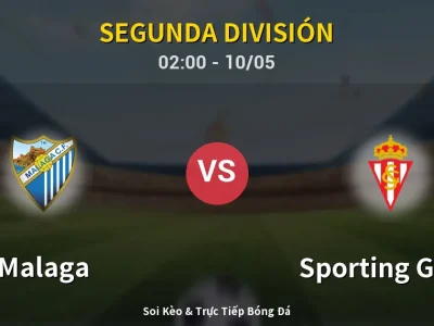 Kết Quả: Malaga 2-1 Sporting Gijon – Highlight & Bàn Thắng | Segunda División