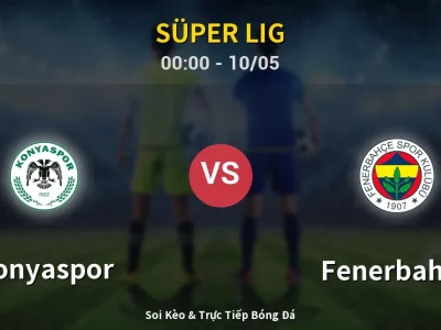 Kết Quả: Konyaspor 0-3 Fenerbahçe – Highlight & Bàn Thắng | Süper Lig