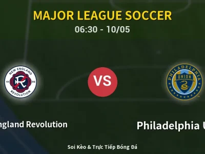 🔴 Trực Tiếp: New England Revolution 0-1 Philadelphia Union – Link Xem Major League Soccer (Full HD)