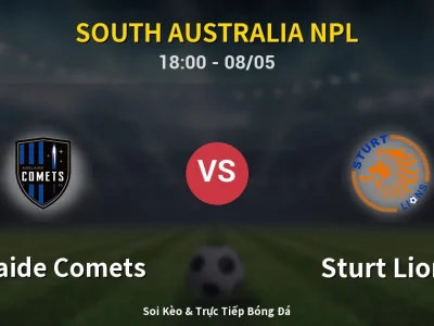 Soi Kèo Adelaide Comets vs Sturt Lions – 18:00 08/05 | Nhận Định, Dự Đoán Tỷ Số