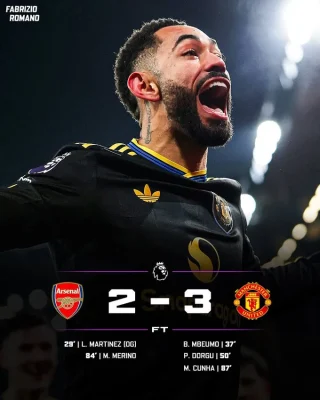 MU Lội Ngược Dòng Nghẹt Thở 3-2 Trên Sân Arsenal, Cướp Vé Top 4 Ngoạn Mục 1