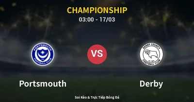 Portsmouth vs Derby 17/03