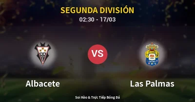 Albacete vs Las Palmas 17/03
