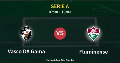 Vasco DA Gama vs Fluminense 19/03