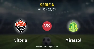 Vitoria vs Mirassol 23/03