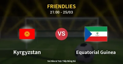 Kyrgyzstan vs Equatorial Guinea 25/03