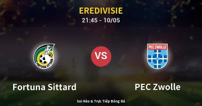 Fortuna Sittard vs PEC Zwolle 10/05